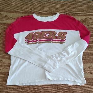 Junk Food Clothing 49ERS Red and White Tee